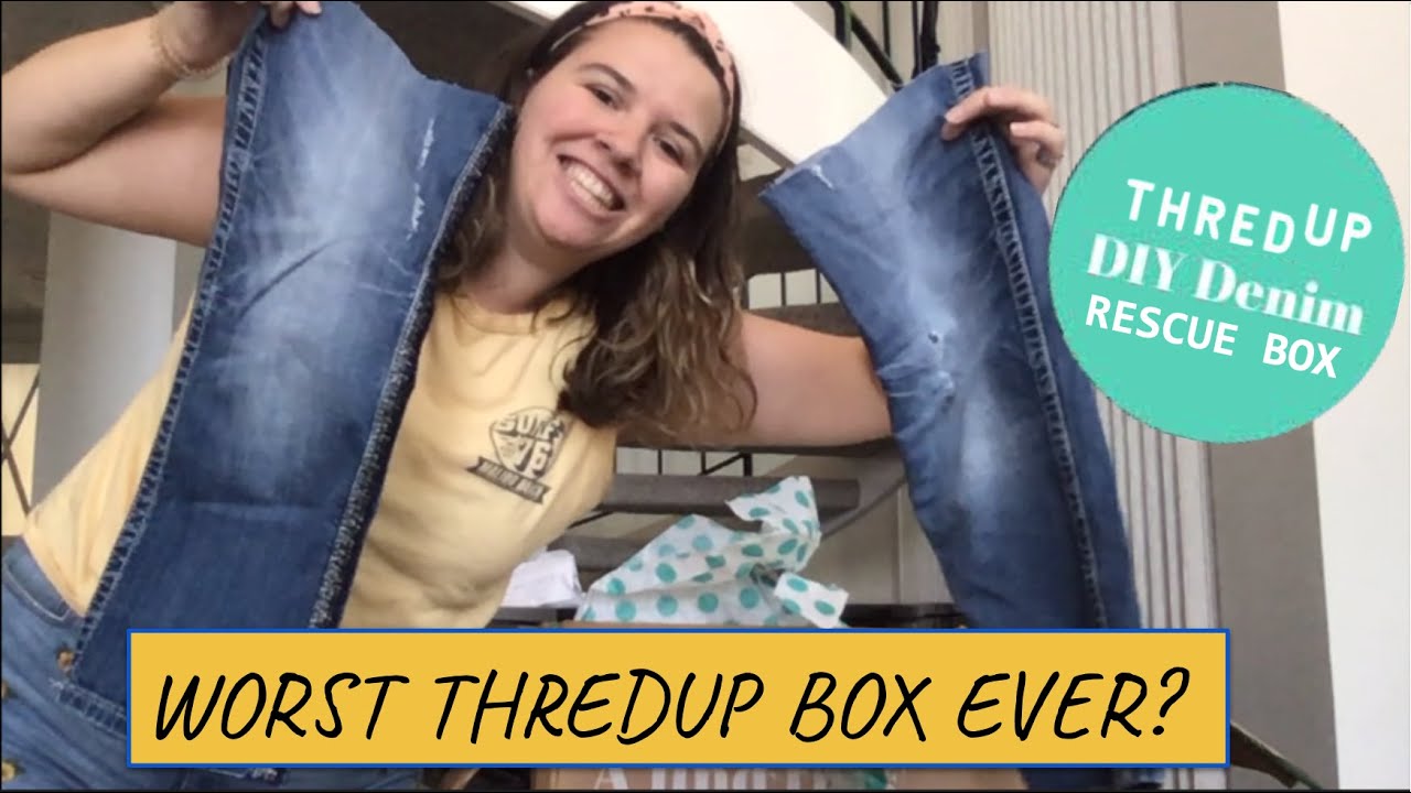 An Unboxing, Rant & Customer Service Follow Up - thredUP 30lb Denim DIY ...