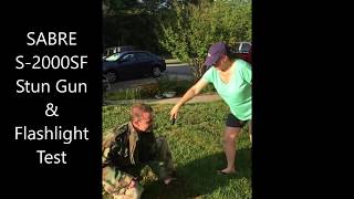 SABRE S-2000SF Stun Gun & Flashlight Test