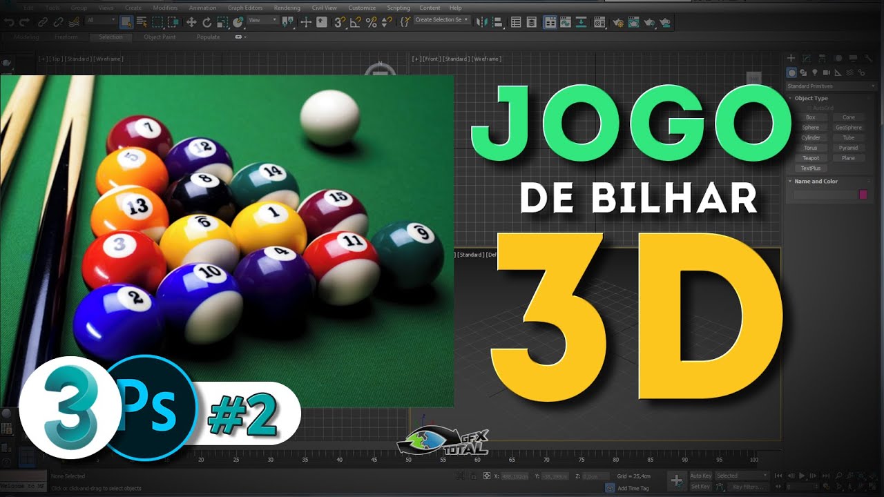 Como Criar bolas de bilhar 3D com Photoshop e 3ds Max – Gfx Total