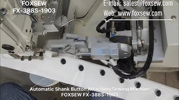 Automatic Shank Button Attaching Sewing Machine