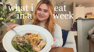 what i eat in a week | cooking for 2, cozy home cooked meals, first time making homemade ramen