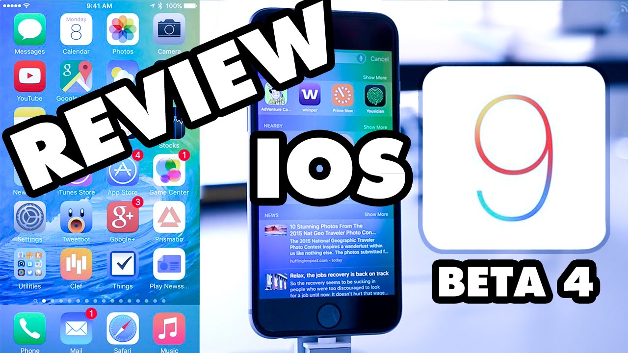 REVIEW Apple iOS 9 BETA 4: New Fixs/Bugs - Oh! Mobile [HD]