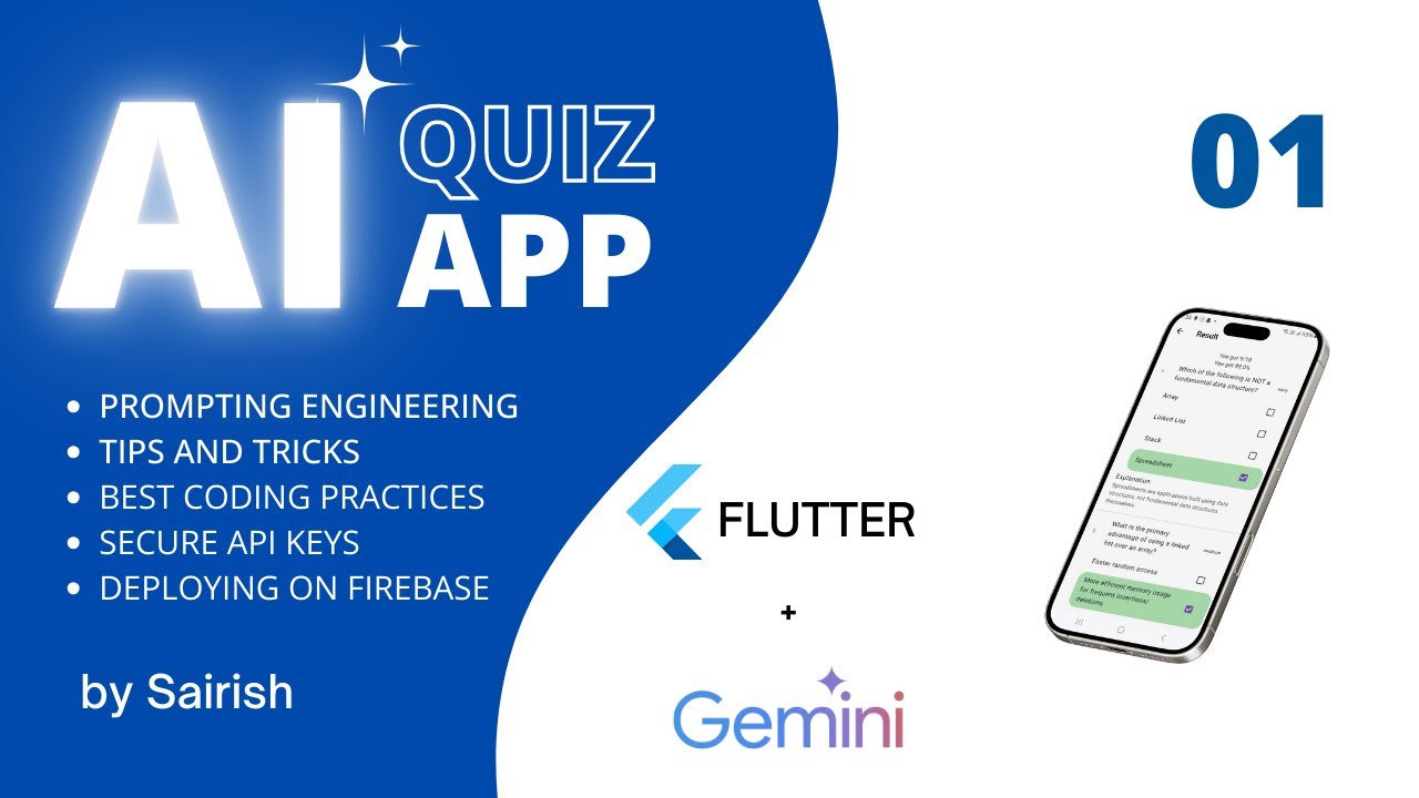 AI Quiz App with Flutter & Gemini AI – Introduction & Roadmap! - YouTube