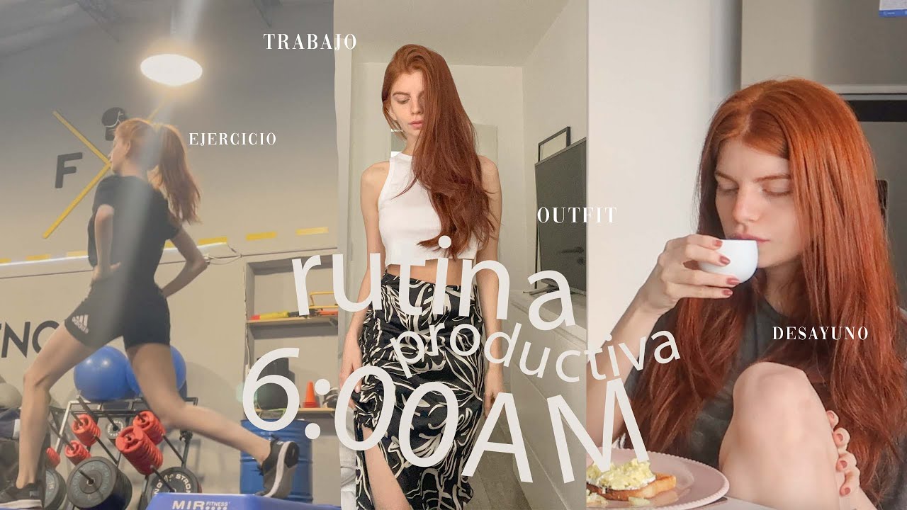 6AM PRODUCTIVE MORNING ROUTINE | rutina productiva para gente exitosa ☕️
