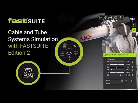 Cable and Tube Systems Simulation with FASTSUITE Edition 2