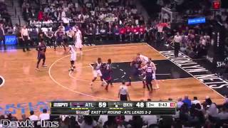 Kyle Korver Full Highlights 2015 Playoffs R1G6 at Nets - 20 Pts, 8 Rebs, 4 Dimes, 6 Threes!