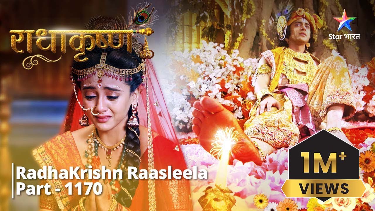 FULL VIDEO  RadhaKrishn Raasleela PART 1170  Krishn ke pairon mein laga baan  