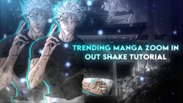 MANGA ZOOM IN OUT SHAKE TUTORIAL || ALIGHT MOTION || #gojo #jjk #jujutsukaisen #manga #zoominout