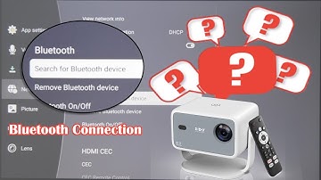 ❓#FAQ |  Gimbal N6 Projector: Bluetooth Setup/Speaker Connection Demo