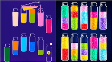 Get Color Water Sort Gameplay 30 , Android Games ios Walkthrough Simulator Think Brain Puzzle