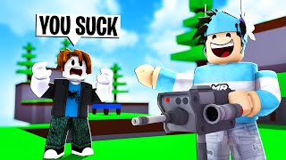 TROLLING PLAYERS IN BEDWARS... (Roblox)