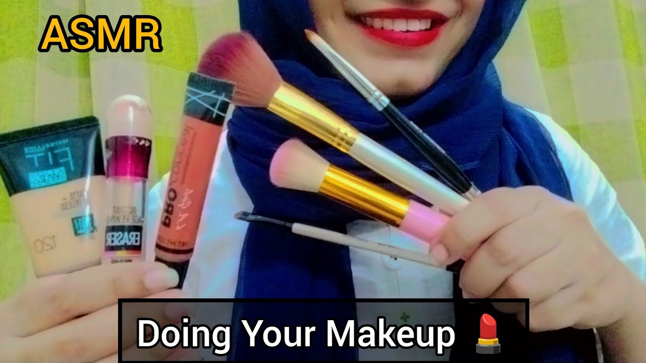 ASMR Doing Your Makeup 💄 Makeup Application (Actual Camera Touching ...