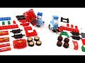 Lego  two guidos block building mcqueen and francesco bernoulli blocks