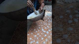 how making sugar batasha |চিনি দিয়ে বাতাসা বানানো হচ্ছে #satisfied #white# batasha #art
