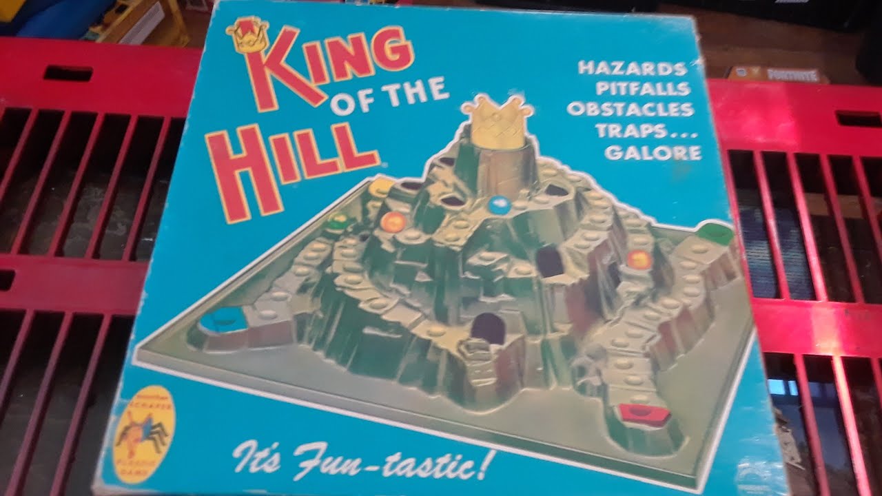 1960s KING OF THE HILL Board Game Schaper Complete Very Nice