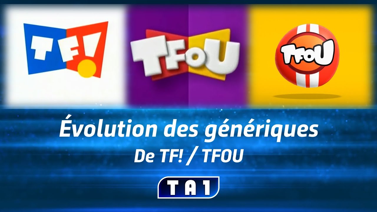 Évolution des génériques de TF! / TFOU