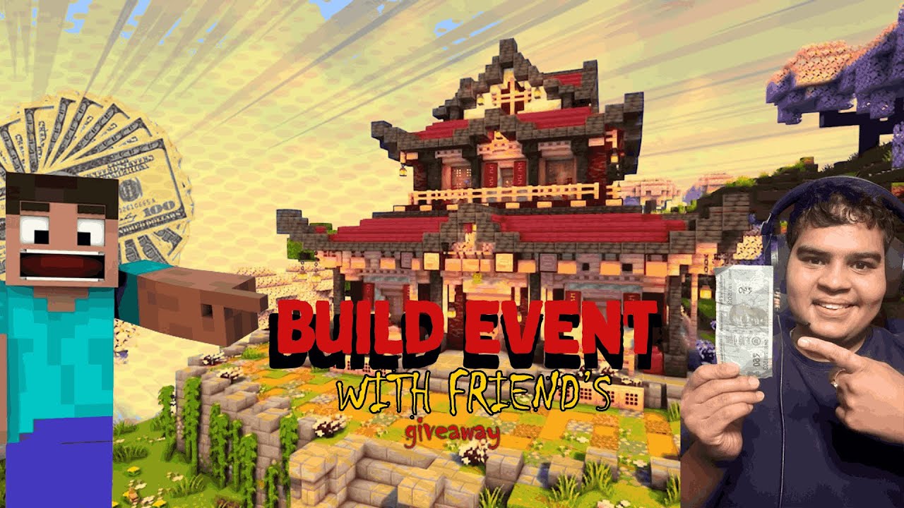 Minecraft Build Events Minecraft Build Event India Live | join discord by !discord | # ...