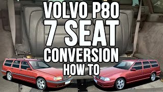 Volvo 850 and V70 (P80) Rear Seat Install  7 Seat Conversion