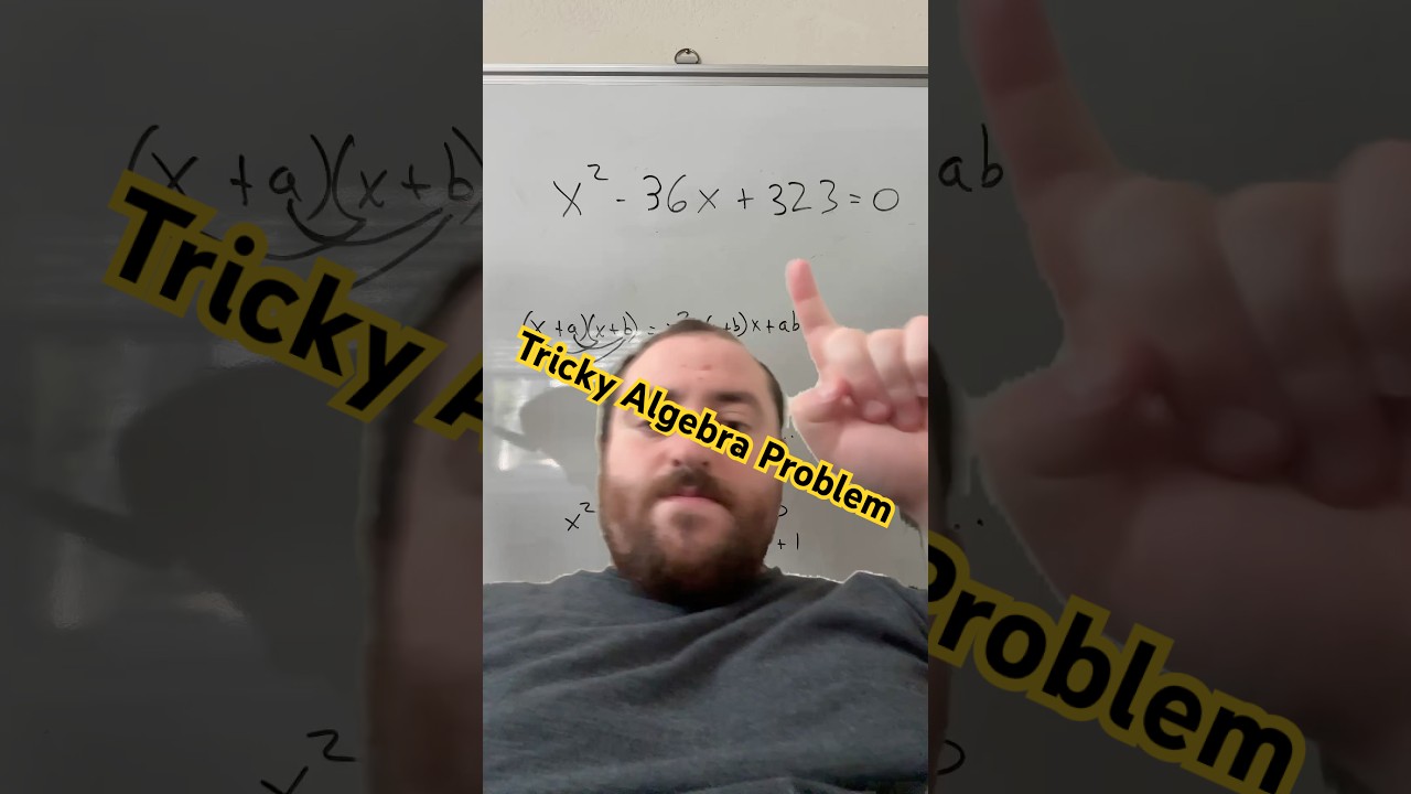 Tricky SAT Algebra Problem #algebra #precalculus #math #tutor #act #sat