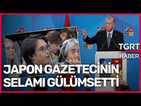 Japon Gazeteci Cumhurbaşkanı Erdoğan'a Sorusuna \
