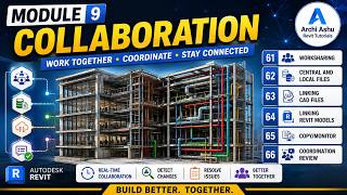 Module 9:Revit Collaboration Tutorial | Worksharing, Central & Local Files, CAD & Revit Linking
