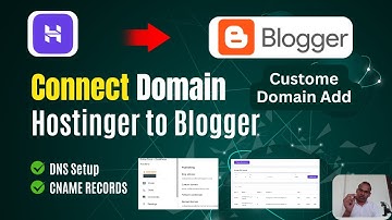 How to Connect Hostinger Domain with Blogger Website  Custom Domain Setup Tutorial #domain #hosting