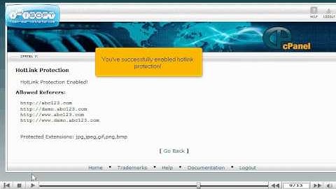 How To Use Hotlink Protection In cPanel