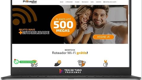 Site Para Provedor De Internet Em Php Com Painel Admin