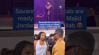 Savannah Ré’s vocals are ready to hop on a Majid Jordan x DVSN collab 😍
