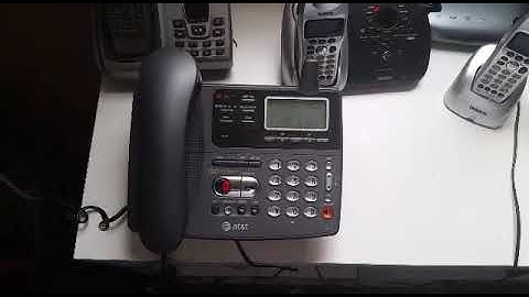 AT&T E5827 5.8 GHz Corded Telephone with Digital Answering System Test