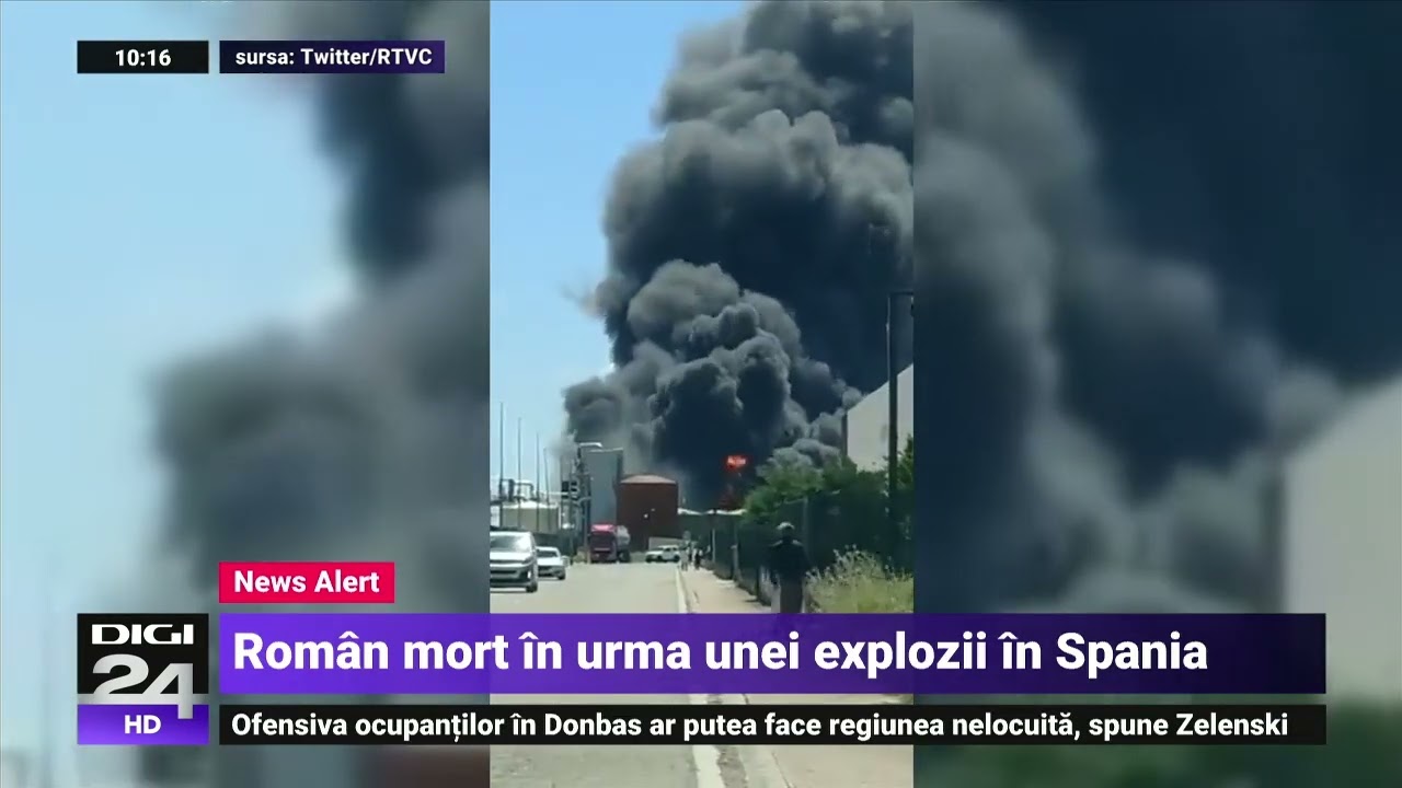 Explozie la o fabrică de biodiesel din Spania. Un român a murit