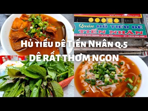 Video Rất đông HỦ TIẾU DÊ Tiến Nhân quận 5: Dê thơm ngon, Sa... - youtube
