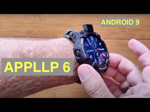 LOKMAT APPLLP 6 Android 9  4GB/64GB Dual Cameras Rugged Looking 4G Smartwatch: Unboxing and 1st Look