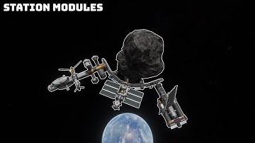 Building an Asteroid Colony in KSP Part 2 : Station Modules