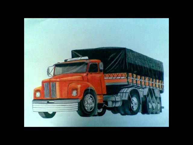 Mercedez 710 no talento galera - Desenhos de caminhões top's