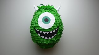 DIY: Pinata Mike Wazowski from Monsters,Inc.