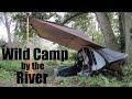 Wild canoe camp with richard outdoors tarp shelter char siu pork breakfast skillet