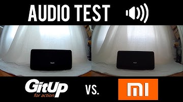 GitUp Git2 vs. Xiaomi Yi - Audio / Sound Test