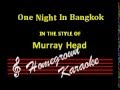 Murray Head-One Night In Bangkok Karaoke