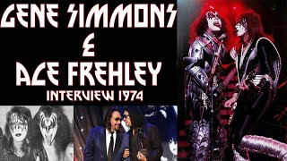 KISS - Gene Simmons &amp; Ace Frehley Interview 1974 Rare