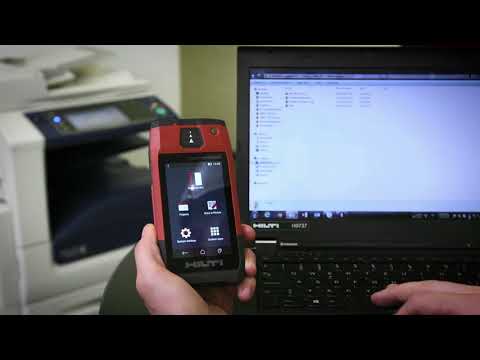 Hilti PD-CS: PDF:n luominen