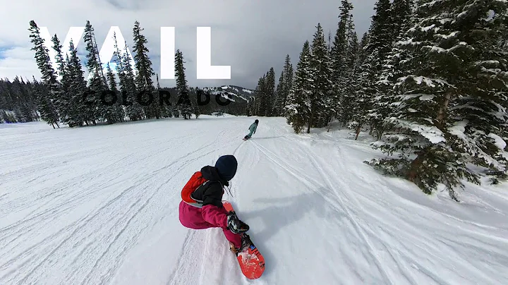 Snowboarding, VAIL Colorado FLAP JACK trail