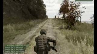 ARMA 2 Online Coop with air support, combat action!