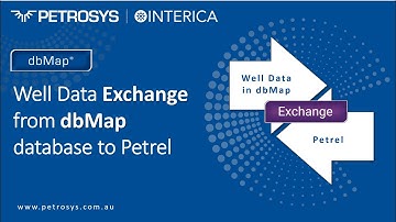 Well Data Exchange from dbMap database to Petrel