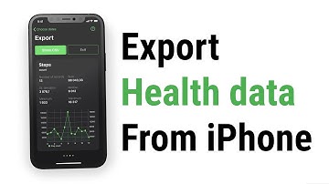 How to export health data from iPhone? - HealthExport CSV app