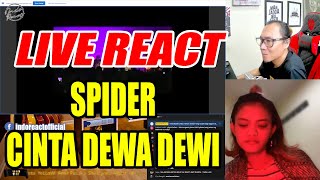 🔴 Live React | SPIDER - Cinta Dewa Dewi (Live) UPSI 2013