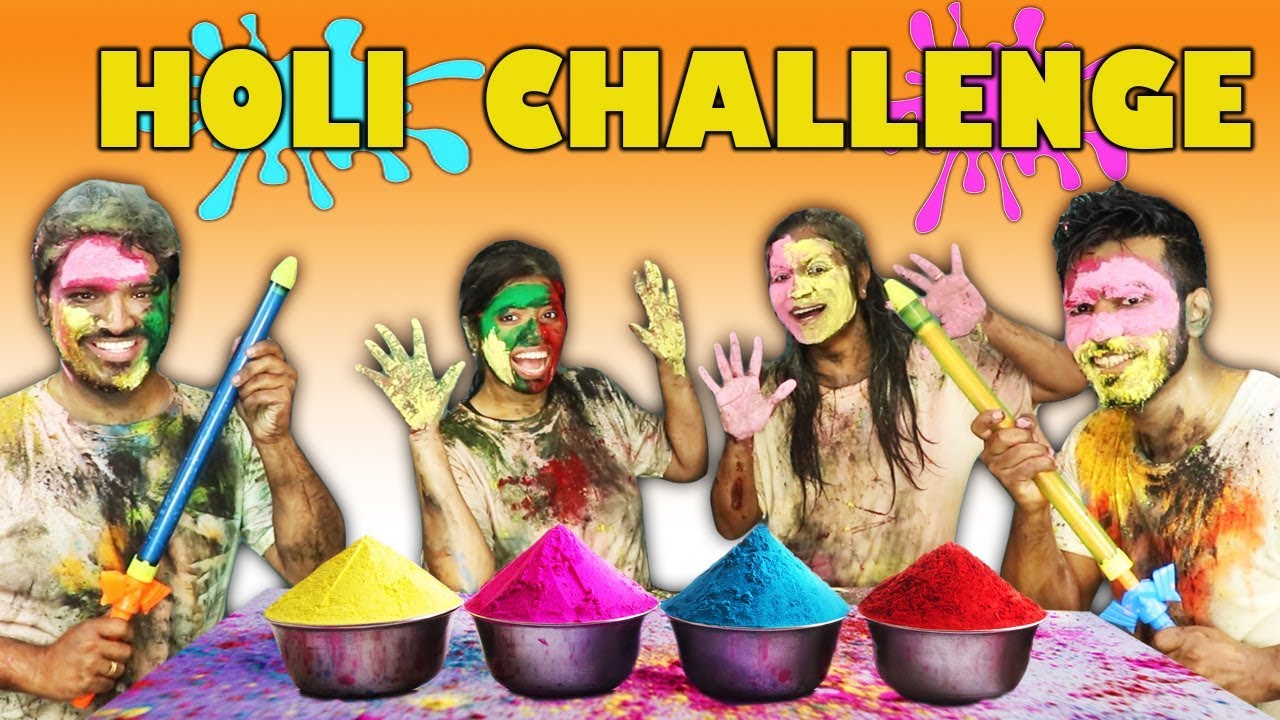 EXTREME HOLI CHALLENGE MOST FUNNIEST HOLI CHALLENGE EVER YouTube