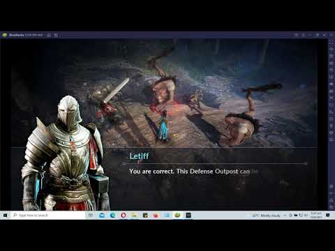 BLACK DESERT MOBILE Walkthrough 22 On BLUESTACK 5 64BIT VERSION