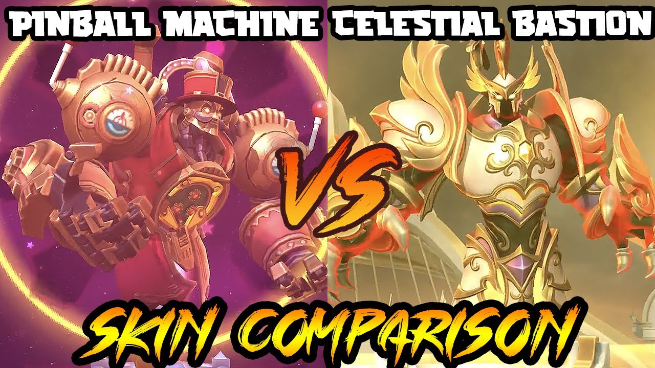 URANUS CELESTIAL BASTION EPIC SKIN EFFECT VS. PINBALL MACHINE SKIN