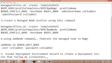 BPM Process Center Advanced Cluster creation in BPM v 8 5
